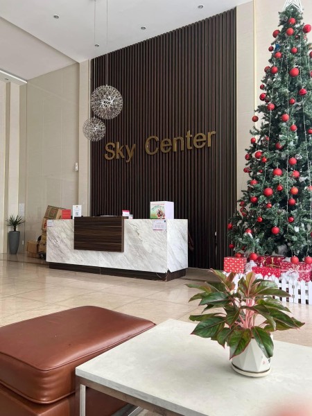 Cho thuê Sky Center 75m2, 2 phòng ngủ, đầy đủ nội thất, ở liền. LH: 0981170149 Mr Văn