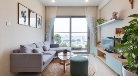 Căn hộ Rivera Park 2pn, 2wc, nội thất cơ bản, 16tr/th