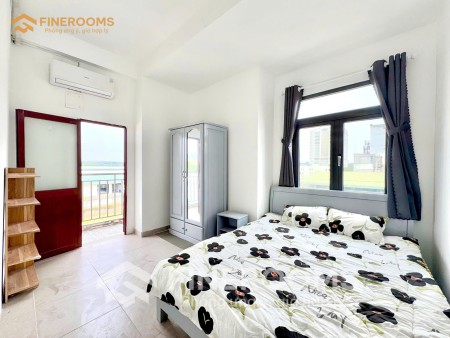 CHDV Srudio - 1PN Tách bếp - Bancol rộng 45M2 ngay Lotte Cộng Hòa