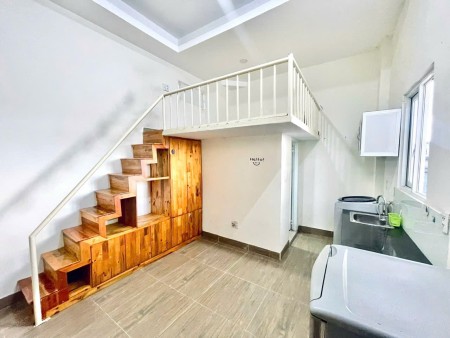 Căn hộ có gác 1m7 máy giặt riêng siêu hời đối diện ETOWN Tân Bình