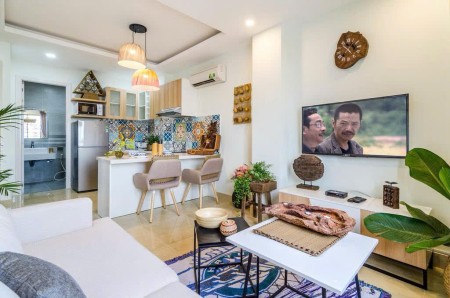 [Cho thuê căn hộ có bảo vệ 24/24] 1PN+1PK- 65M2 thang máy, cửa sổ trời, máy giặt riêng,Horizon Tower