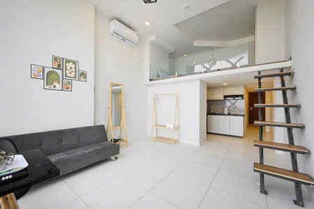 Căn STUDIO/DUPLEX có cửa sổ, Bancon thoáng mát, có View cạnh TDTU, Him Lam, Quận 4, Quận 1, UFM