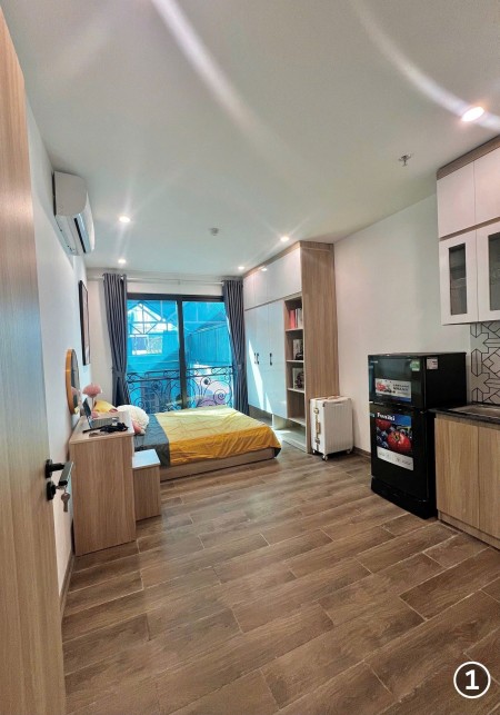 Cho thuê căn hộ 1PN mới tinh, thiết kế đẹp, hiện đại tại Âu Cơ, Tây Hồ, giá rẻ