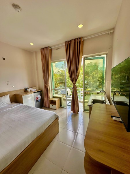 Cho thuê phòng studio – ban công siêu rộng – full nội thất – Giá chỉ 6.2 triệu/tháng