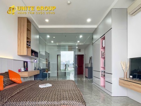 Cho thuê căn hộ 1PN ban công full NT ngay Trần Xuân Soạn Quận 7 - Gần cầu Kênh Tẻ, Trường Đại học