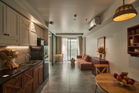 Khai trương Căn hộ 1PN Cao Cấp Tone gỗ trầm ấm Trung tâm Phú Nhuận