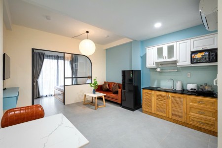 1 phòng ngủ, diện tích 30m² – Có bồn tắm – Quận 1.