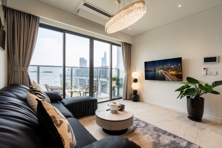 Siêu phẩm 2PN The Opera view sông SG full nội thất đẹp giá thuê cực tốt tại Metropole Thủ Thiêm