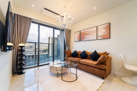 Cho thuê căn hộ 2PN Metropole Thủ Thiêm full nội thất đẹp view sông thành phố tầng cao