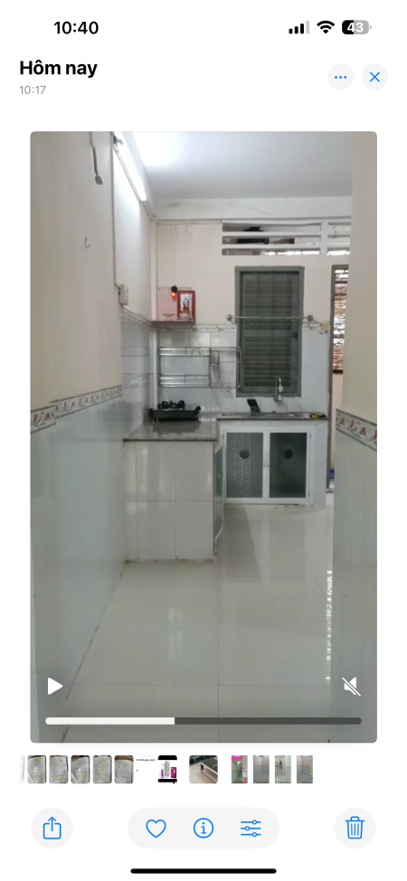 Cho thuê căn hộ 3 phòng ngủ quận 11 gần đường Lãnh Binh Thăng