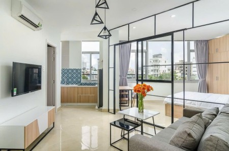 CH Luxury 1PN view sông - Nội thất cao cấp, máy giặt riêng, bảo vệ 24/7 - Bờ kè Trường Sa