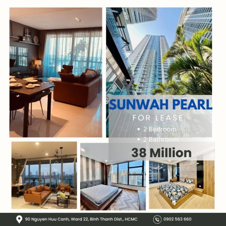 Căn hộ 2PN Sunwah Pearl, nội thất đầy đủ, view sông. Hotline 0902563660