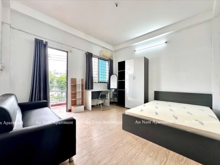 Căn Hộ 1PN 40m2 Máy Giặt Riêng - Ban Công Lớn Đầy Đủ Tiện Nghi Ngay Phan Văn Trị Gần Chợ Bà Chiểu