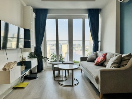 Cần cho thuê gấp căn hộ 2PN-2WC-74m2 full nội thất chung cư Sky Center giá chỉ 16tr/th, ở ngay