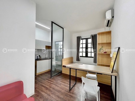  Căn Hộ Studio Phòng Ngủ Riêng Tách Bếp 35m2 Ban Công Lớn ️ Full Nội Thất