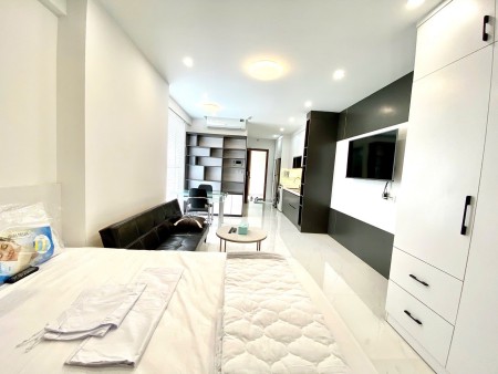 STUDIO MILLENNIUM Q4 35m2 view ban công thoáng mát, Full nội thất. 0934258331 e Thuỷ