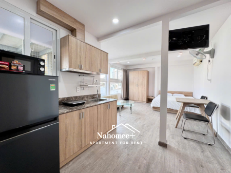 Căn hộ balcon/cửa sổ thoáng, 35m² – Thang máy, bảo vệ – Phố Phan Xích Long, Hoa Trà, Phú Nhuận