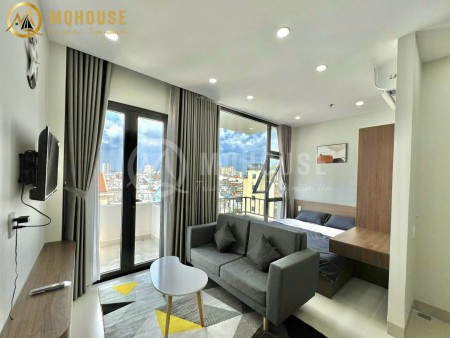 Căn Hộ Studio, Full Nội Thất Cao Cấp, Thiết kế hiện đại, Ban Công gần Ngã Tư Hàng Xanh