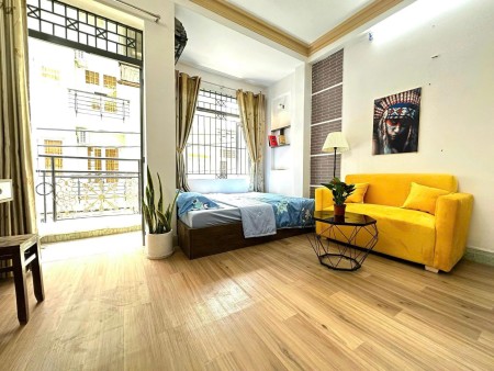 [SIÊU PHẨM DUY NHẤT 1PHÒNG] Phòng 35m2 full nội thất, ban công, máy giặt - gần công viên Gia Định