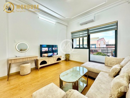 1PN 1PK rộng nguyên tầng, ban công, full nội thất – Ngã tư Bảy Hiền, Tân Bình