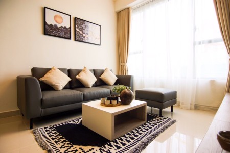 Cho thuê căn hộ Satra Eximland, 2 phòng ngủ, lầu cao, nội thất cao cấp giá 17 triệu/tháng