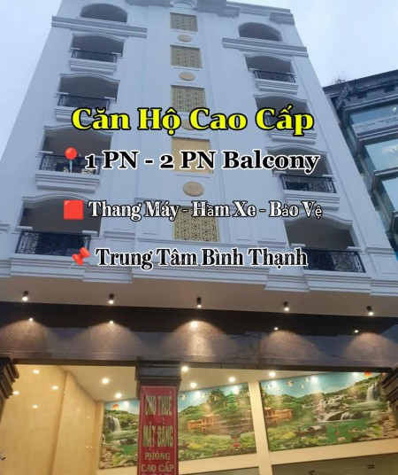 Căn Hộ 2 Phòng Ngủ Ban Công Thoáng Mát, Full Nội Thất. Toà Nhà Cao Cấp, Thang Máy, Hầm Xe, Bảo Vệ.