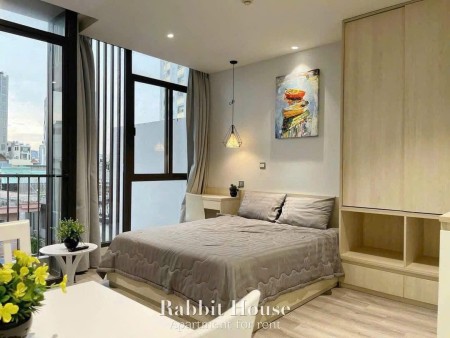 Căn hộ studio 35m² - Gần cầu Thị Nghè - Ban công, cửa sổ lớn, đầy đủ nội thất