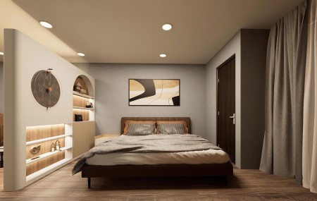 Căn hộ studio 35m² - Gần Landmark 81 - Ban công, cửa sổ lớn, tách bếp