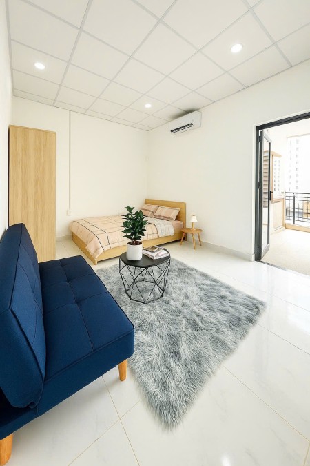  Studio Ban Công Rộng – Full Nội Thất – Giá Rẻ – Pet Friendly – Ngay Phan Đăng Lưu, Bình Thạnh