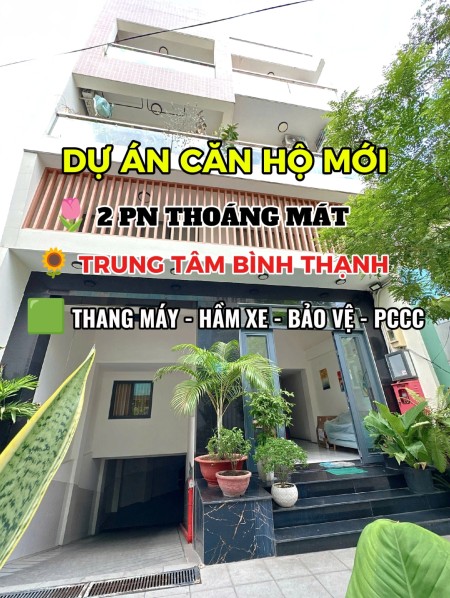 Căn Hộ 2 Phòng Ngủ Full Nội Thất, Thoáng Mát, Thang Máy, Bảo Vệ. Ngay Phan Đăng Lưu, ĐH Mỹ Thuật