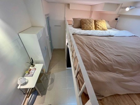 Cho thuê căn hộ ban công gác đường Tô Hiến Thành Quận 10 gần đại học Bách Khoa, Hoa Sen, Huflit