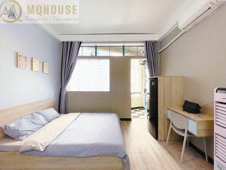 Cho thuê căn hộ Studio Ban công, Máy giặt riêng Q1 gần cầu Kiệu, chợ Tân Định, nhà thờ Tân Định