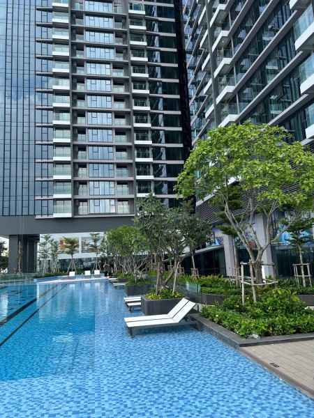 Cho thuê Lancaster Legacy Quận 1, 2 Phòng Ngủ, tầng cao, 55 triệu, Nội thất cơ bản, Hồ bơi, gym,golf