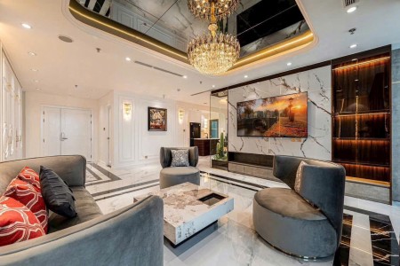 Căn hộ 2PN nội thất hiện đại,siêu sang trọng, view sông và công viên mát mẻ gần trung tâm thương mại
