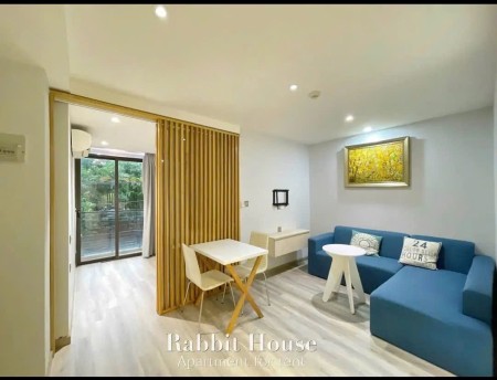 1 PN tách bếp, ban công, full nội thất hiện đại sofa, gần đường Ngô Tất Tố, Huỳnh Mẫn Đạt,Q1,Q3