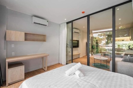 1 PN tách bếp, ban công rộng thoáng, Full nội thất hiện đại, sofa, Gần Landmark, Ngô Tất Tố, Q1,3