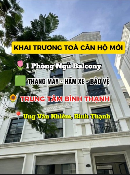 Khai Trương Toà Căn Hộ Mới 100%, Full Nội Thất, Giặt Riêng. Ngay Đại Học Hutech, Hồng Bàng, UEF
