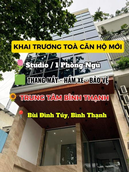 Khai Trương Toà Căn Hộ Mới 100%, Full Nội Thất, Thang Máy, Giặt Riêng. Ngay Ngã Tư Hàng Xanh, Hutech