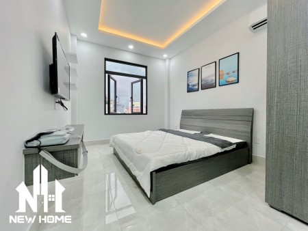 1PN tách bếp, cửa sổ thoáng mát, full nội thất, tone trắng, máy giặt riêng, hút mùi, gần Trường Sa