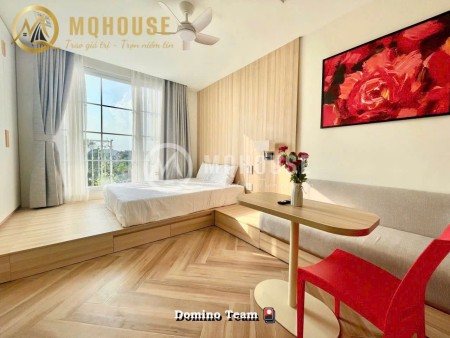 Studio Ban Công View Đón Nắng Đẹp, Đầy Đủ Nội Thất, Tiện Nghi Gần LandMark 81