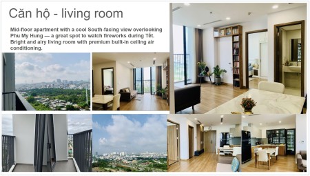 Chính chủ cho thuê căn hộ Hr3 - 2pn2wc - Hướng Nam mát mẻ - Full Nt giá 18tr