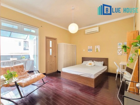 Căn hộ ban công full nội thất ngay gần cầu Lê Văn Sỹ | free phí xe và dịch vụ