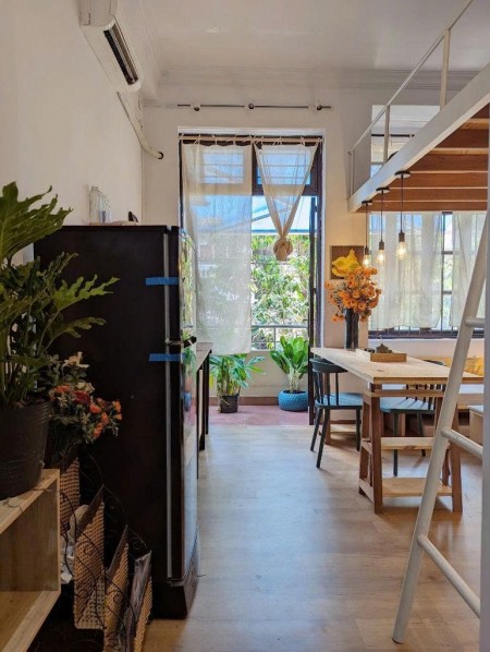 Cho thuê Duplex ban công mặt tiền gần sân bay Tân Sơn Nhất