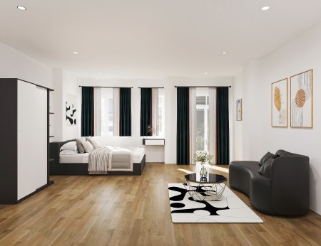 Căn hộ STUDIO nội thất decor tinh tế Quận Phú Nhuận, gần quận 1, quận 3
