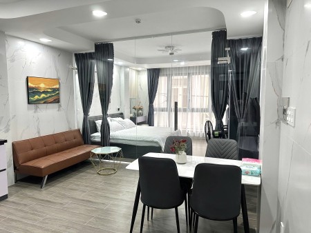 Cho thuê căn hộ 1PN Cửa sổ thoáng Q1 gần cầu Ba Son, cầu Thị Nghè, ĐH KHXH-NV, Metro Số 1