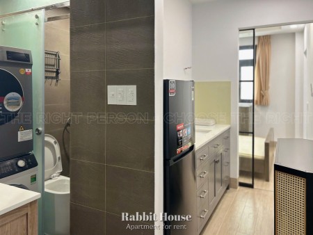 Cho thuê căn hộ 1PN 1PK 1 Phòng bếp 40m2_Giặt Sấy Riêng_Gần Horizon Tower_ISB_Chợ Tân Định