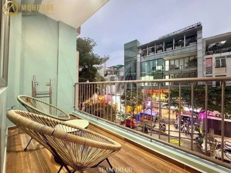 Cho thuê căn hộ full nội thất, ban công lớn thoáng mát Nguyễn Trãi quận 1 gần Bùi Viện, cầu Ông Lãnh