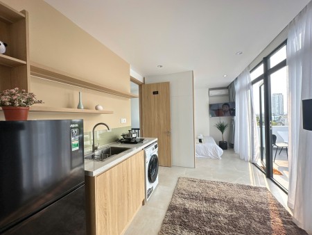 Studio sân thượng thoáng mát – gần sân bay Tân Sơn Nhất & Công viên Hoàng Văn Thụ