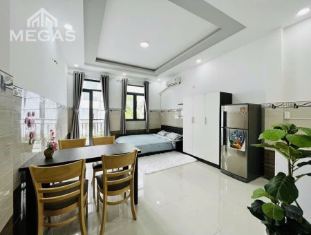 Cho thuê phòng studio full nội thất vừa xây, có ban công + cửa sổ cực thoáng, gần AEON Tân Phú