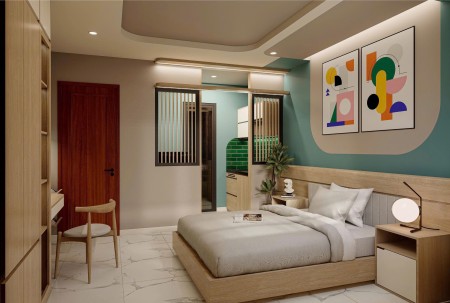 Cho thuê căn hộ Quận 1, đường Trần Hưng Đạo, gần chợ Bến Thành – Đầy đủ nội thất